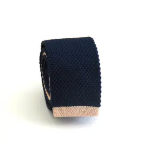Cravate tricot bleue – Arte Del Fai