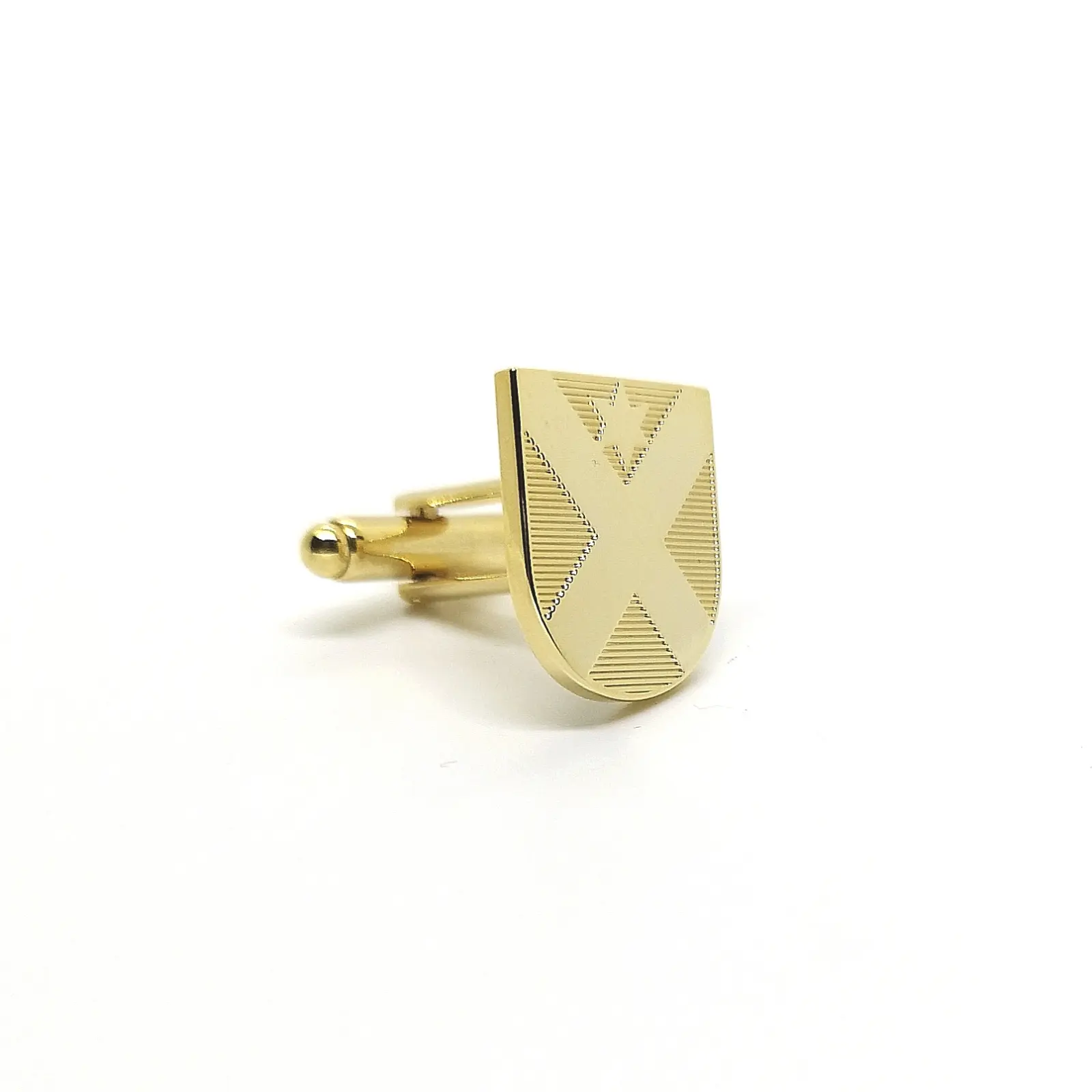 Boutons de manchette de Broqueville dorés – Arte Del Fai
